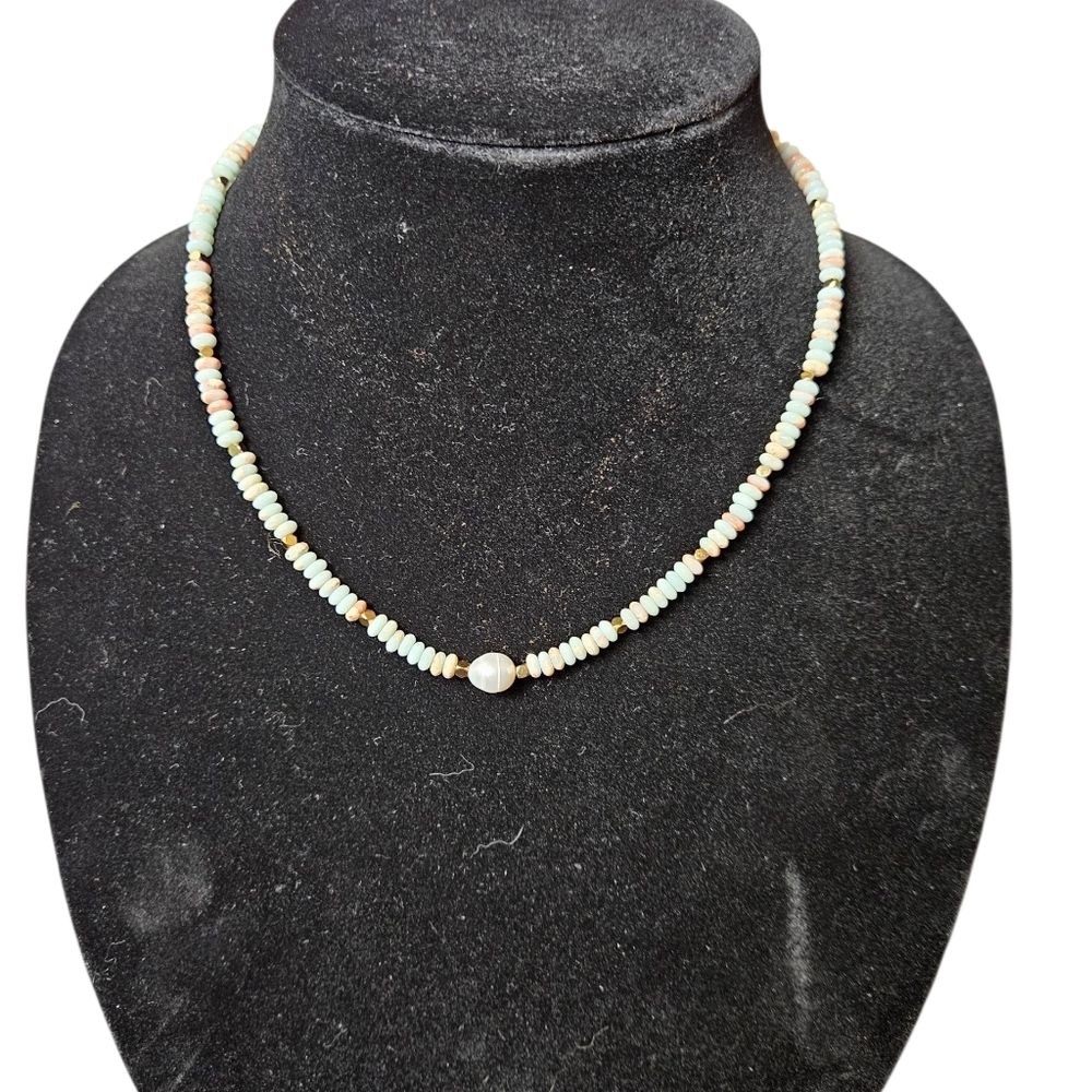 Flânerie Non-tarnish Boho Beaded Necklace NWT - Picture 5 of 5
